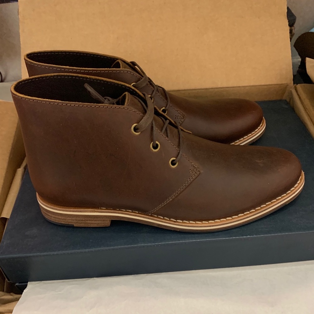 Helm boots.  Declan brown. Size 7.